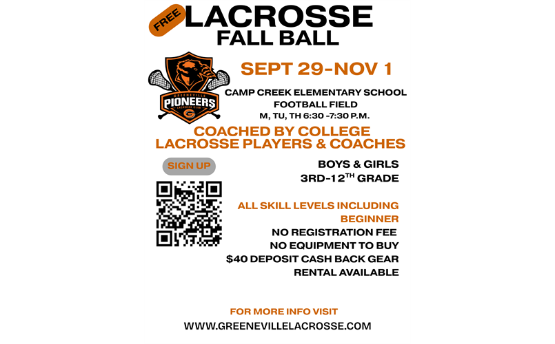 Register Now for Fall Lacrosse